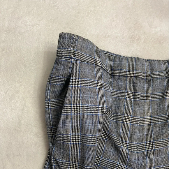 Tibi Cooper Prince Of Wales Checked Wool And Silk-blend Track Pants 28588 - Picture 8 of 15